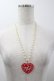画像2: Angelic Pretty / トッピングハートネックレス  赤 I-26-03-30-117-AP-AC-SA-ZI (2)
