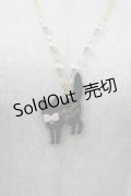 Angelic Pretty / Little Catネックレス  黒Ｘゴールド I-26-03-30-118-AP-AC-SA-ZI