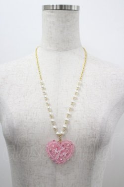 画像2: Angelic Pretty / トッピングハートネックレス  ピンク I-26-03-30-119-AP-AC-SA-ZI