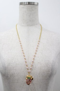 画像2: Angelic Pretty / Crystal Berryネックレス  ピンク I-26-03-30-120-AP-AC-SA-ZI