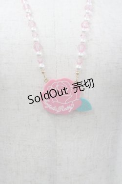 画像1: Angelic Pretty / Roseネックレス  ピンク I-26-03-30-121-AP-AC-SA-ZI