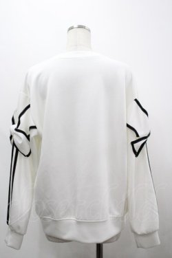 画像2: axes femme / 袖リボンカットプルオーバー F 白 I-26-03-30-016-AX-TO-TE-ZI