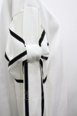 画像3: axes femme / 袖リボンカットプルオーバー F 白 I-26-03-30-016-AX-TO-TE-ZI