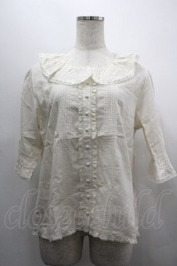 画像1: PINK HOUSE / 衿付きブラウス  生成り I-26-03-30-017-LO-BL-SA-ZI