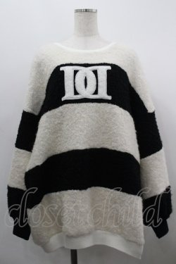 画像1: Darich / アップリケブークレトップス  白Ｘ黒 I-26-03-30-023-LO-TO-SA-ZI