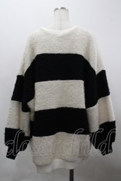 画像2: Darich / アップリケブークレトップス  白Ｘ黒 I-26-03-30-023-LO-TO-SA-ZI