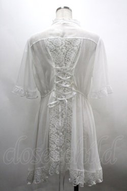 画像2: axes femme / バラレースチュニックブラウス F 白 I-26-03-30-003-AX-BL-TE-ZI