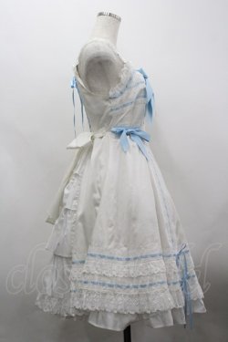 画像4: BABY,THE STARS SHINE BRIGHT / Mariquiseジャンパースカート  オフ白×サックス I-26-03-30-025-BA-OP-TE-ZI