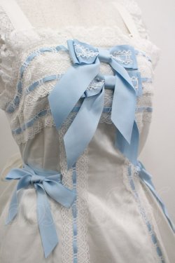 画像5: BABY,THE STARS SHINE BRIGHT / Mariquiseジャンパースカート  オフ白×サックス I-26-03-30-025-BA-OP-TE-ZI