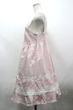 画像2: BABY,THE STARS SHINE BRIGHT / ベビードールジャンパースカート  ピンクＸ白 I-26-03-30-027-BA-OP-SA-ZI