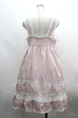 画像3: BABY,THE STARS SHINE BRIGHT / ベビードールジャンパースカート  ピンクＸ白 I-26-03-30-027-BA-OP-SA-ZI