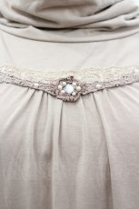 画像3: axes femme / 袖モチーフ付きタートル  ピンク I-26-04-01-032-AX-TO-SA-ZI (3)