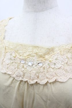 画像3: axes femme / ビジュー付きカットソー  イエロー I-26-04-01-034-AX-TO-SA-ZI