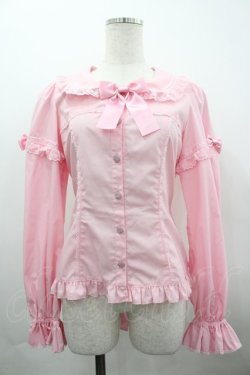 画像1: Angelic Pretty / ときめきレースブラウス  ピンク I-26-04-01-004-AP-BL-SA-ZI