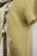 画像3: axes femme / フロントパールボタン半袖トップス  イエロー I-26-04-01-036-AX-TO-SA-ZI (3)