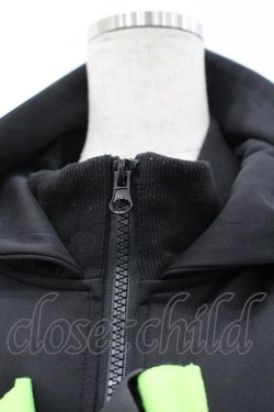 画像4: ACDC RAG / 渦雷ジャケット  黒×ネオングリーン I-26-04-01-039-PU-TO-TE-ZI