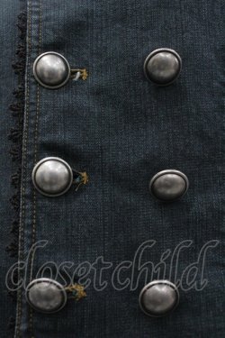 画像4: ALGONQUINS / 蝶刺繍デニムビスチェ F  I-26-04-01-040-AL-TO-TE-ZI