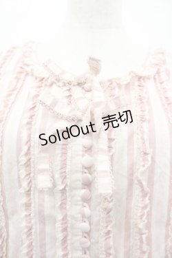 画像3: PINK HOUSE / フリル使いノースリーブブラウス  ピンク I-26-04-01-041-LO-BL-SA-ZI