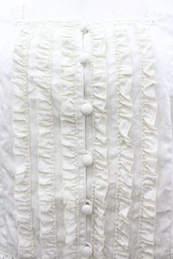 画像3: PINK HOUSE / フリル使いブラウス  生成り I-26-04-01-042-LO-BL-SA-ZI