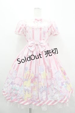画像1: Angelic Pretty / Toy Doll Boxワンピース  ピンク I-26-04-01-044-AP-OP-SA-ZI