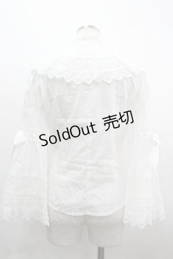 画像2: BABY,THE STARS SHINE BRIGHT / エリザベスブラウス  白 I-26-04-01-005-BA-BL-SA-ZI