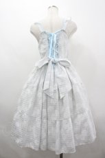 画像2: BABY,THE STARS SHINE BRIGHT / Fragrant Floral Menuet ジャンパースカート  サックス I-26-04-01-048-BA-OP-TE-ZI (2)