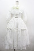 ALICE and the PIRATES / 薔薇の淑女ワンピース  白 I-26-04-01-050-PA-OP-SA-ZI