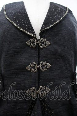 画像3: ALICE and the PIRATES / 海神ポセイドントレーン付きベスト  黒 I-26-04-01-053-PA-TO-SA-ZI