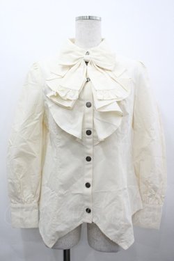 画像1: Hoshibako Works / トレインマーチブラウス  生成り I-26-04-01-006-LO-BL-SA-ZI