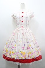 画像1: metamorphose / CL The March of Duck ワンピース  白 I-26-04-01-056-ME-OP-SA-ZI (1)