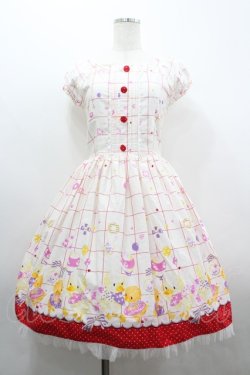 画像1: metamorphose / CL The March of Duck ワンピース  白 I-26-04-01-056-ME-OP-SA-ZI