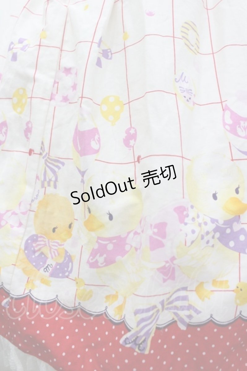 画像3: metamorphose / CL The March of Duck ワンピース  白 I-26-04-01-056-ME-OP-SA-ZI (3)