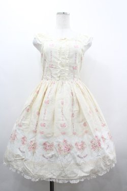 画像1: Innocent World / ハートローズシャーリングジャンパースカート M ベージュ I-26-04-01-058-IW-OP-TE-ZI