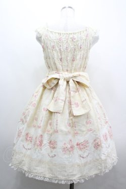 画像2: Innocent World / ハートローズシャーリングジャンパースカート M ベージュ I-26-04-01-058-IW-OP-TE-ZI