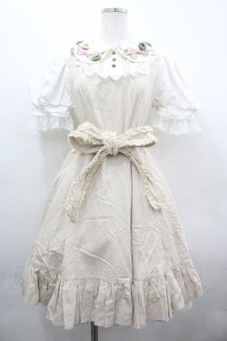 画像1: Hoshibako Works / 四つ葉のクローバーワンピース  アイボリー I-26-04-01-066-LO-OP-SA-ZI