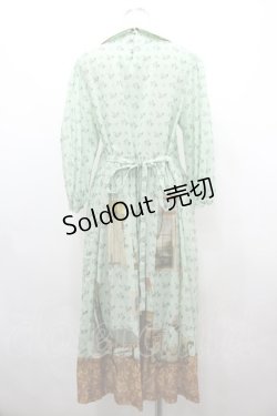 画像2: Jane Marple / Drawing room シャーリングドレス  ミント I-26-04-01-068-JM-OP-TE-ZI