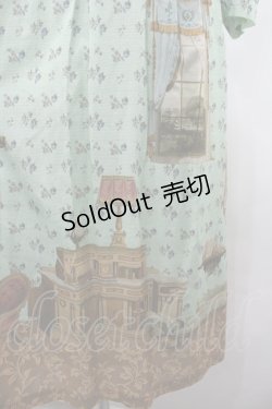 画像3: Jane Marple / Drawing room シャーリングドレス  ミント I-26-04-01-068-JM-OP-TE-ZI
