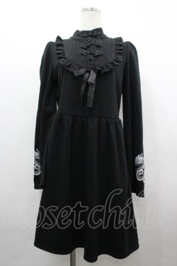 画像1: Jamie エーエヌケー / チャイナOP  黒 I-26-04-01-070-LO-OP-TE-ZI