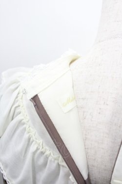 画像4: Melody BasKet / ちいさなぬいぐるみヨークワンピース  ブラウンＸ白 I-26-04-01-071-LO-OP-SA-ZI