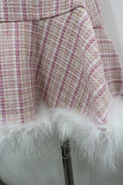 画像3: mellfy memory / Berry milk tweedワンピース  ピンクチェックＸ白 I-26-04-01-074-0-OP-SA-ZI