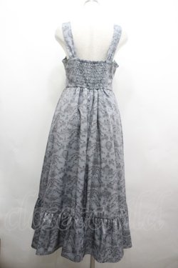 画像2: m petit by misako / MSKトワルドジュイジャンパースカート L グレー I-26-04-01-076-LO-SK-TE-ZI