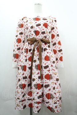 画像1: mellfy memory / Lolime/Alice's Valentineワンピース  ピンク I-26-04-01-080-0-OP-SA-ZI