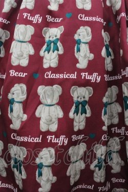 画像3: axes femme kawaii / フラッフィベアジャンスカ  赤 I-26-04-01-083-AX-OP-SA-ZI