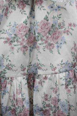 画像3: Chalmiere / クラシカルローズ柄ジャンパースカート M 生成り I-26-04-01-084-0-OP-SA-ZI