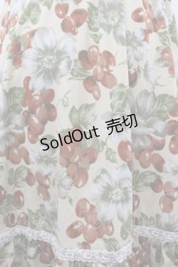 画像3: axes femme / フルーツ柄キャミワンピース  アイボリー I-26-04-01-091-AX-OP-SA-ZI