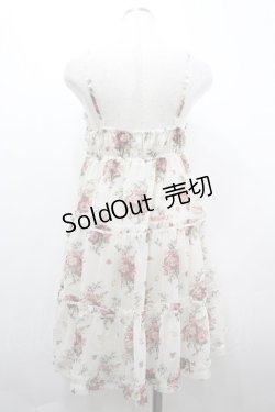 画像2: axes femme / フラワーブーケプリントキャミワンピース  アイボリー I-26-04-01-097-AX-OP-SA-ZI