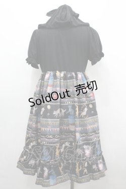 画像2: PUTUMAYO / 黒猫Circusワンピ  黒 I-26-04-01-101-PT-OP-SA-ZI
