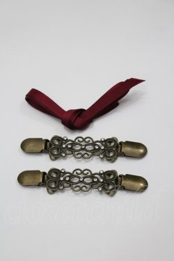 画像4: Miss Point / レジメンタルハイウエストスカート M ボルドー I-26-04-01-103-0-SK-SA-ZI