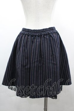 画像2: axes femme / ストライプキュロット  ネイビー I-26-04-01-107-AX-PA-SA-ZI