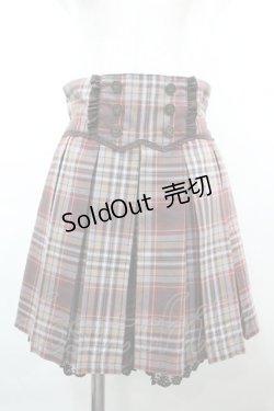 画像1: axes femme POETIQUE / ハイウエストチェックショートパンツ  ブラウンＸチェック I-26-04-01-108-AX-PA-SA-ZI